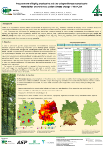 Procurement of highly productive and site-adapted forest reproductive material for future forests under climate change - FitForClim
