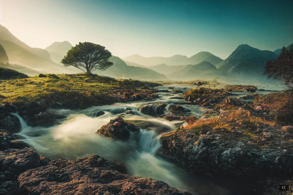 Sardinien Wasserfall